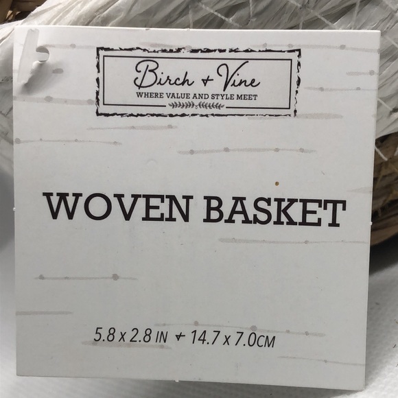 🩶🤍🩶 Birch & Vine Woven Basket Set of 2 Where Value & Style Meets 🩶🤍🩶 NWT - Picture 2 of 7